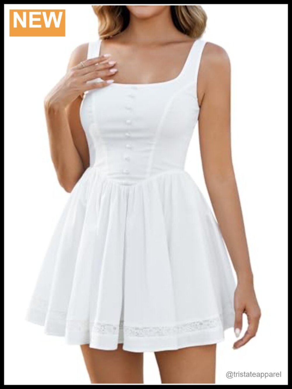 Womens Summer Mini Sundress Corset Lace A Line Flowy Graduation Party Dress